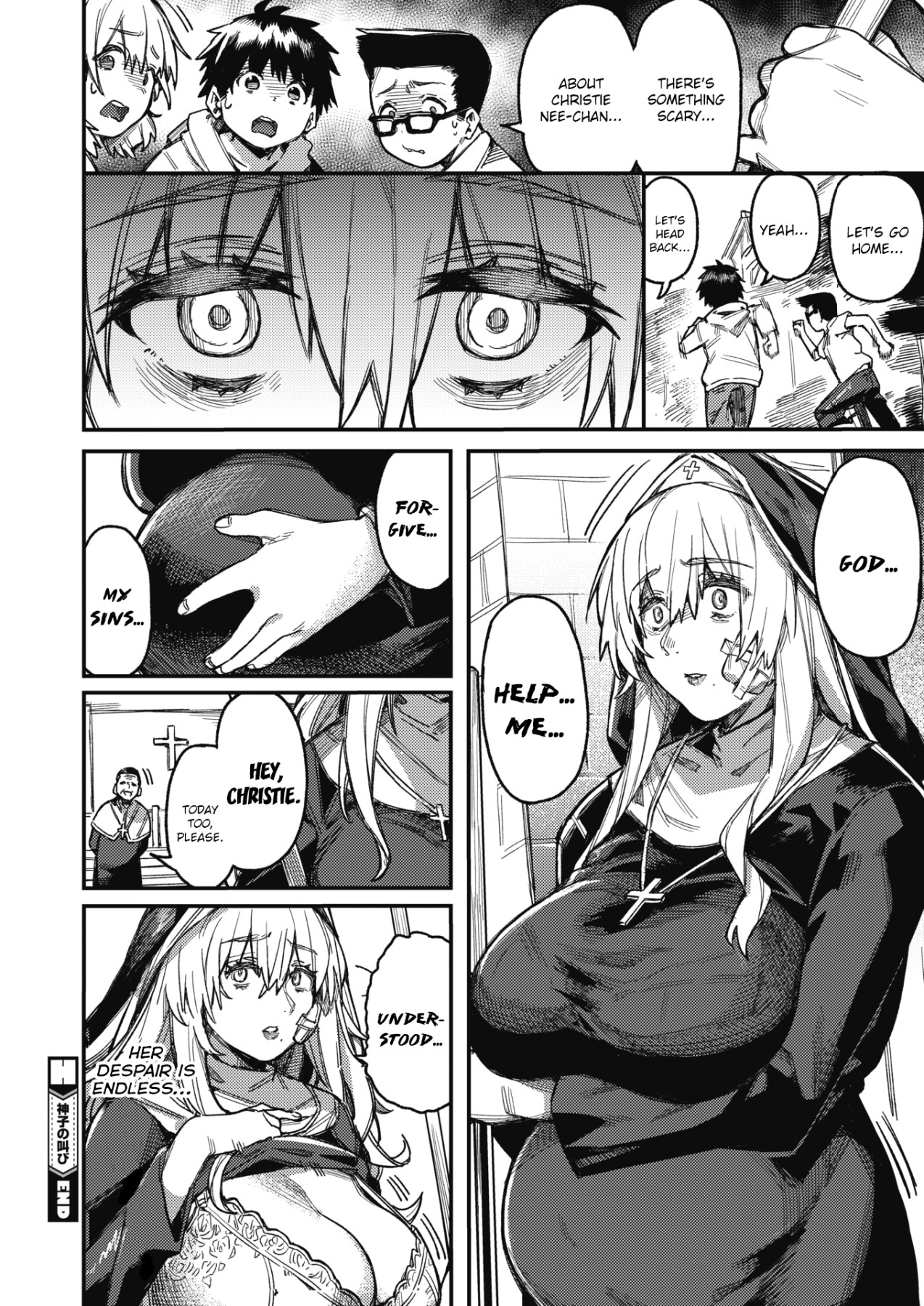 Hentai Manga Comic-A Nun's Screams-Read-26